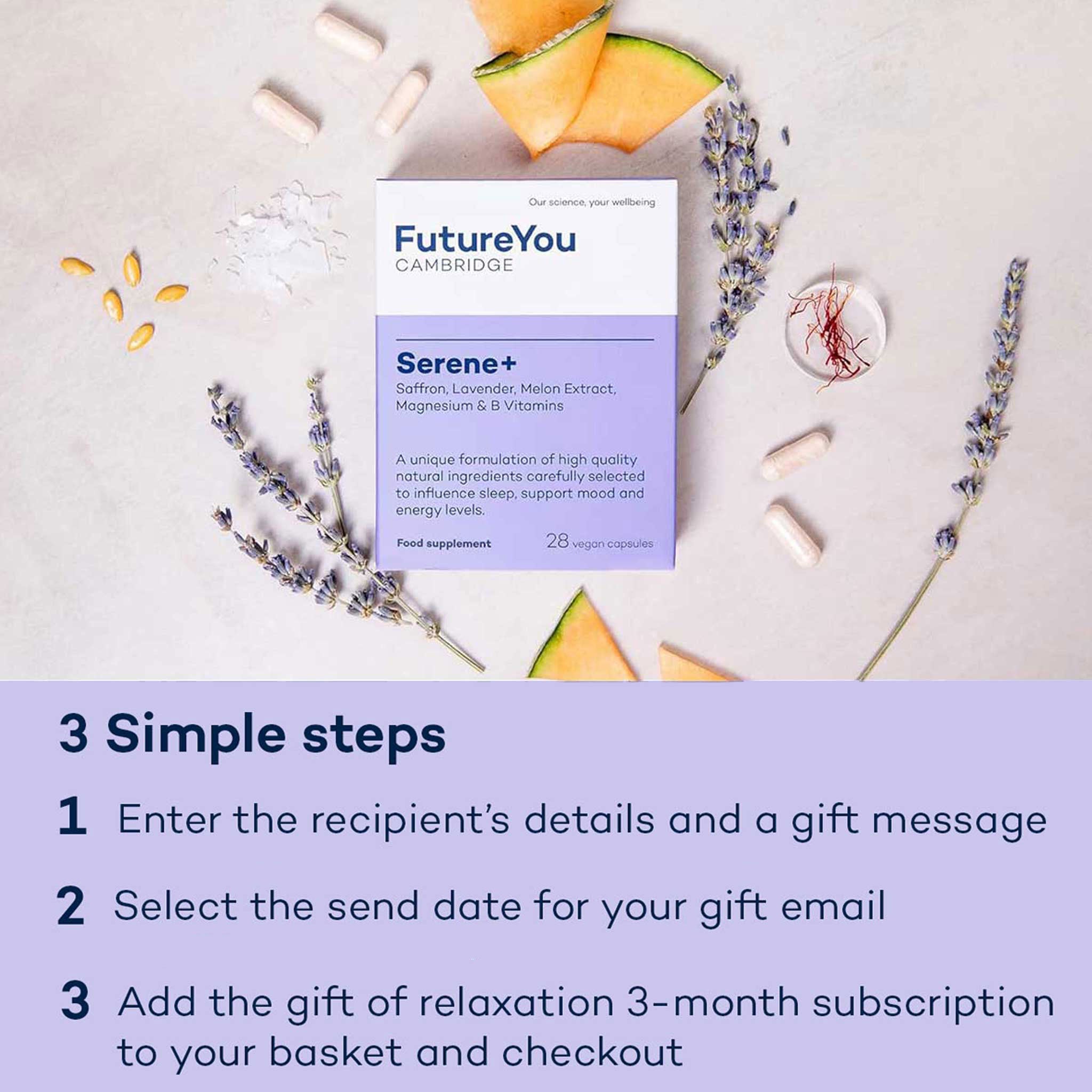 The Gift of Relaxation 3-month Serene+ Subscription