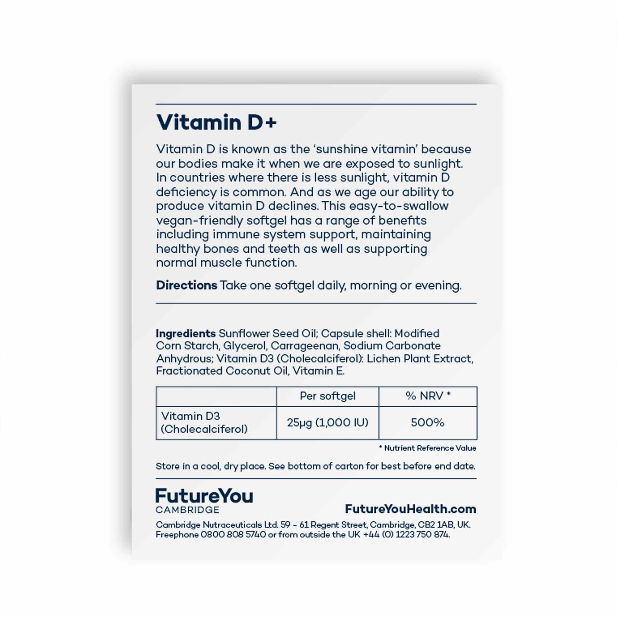 Vitamin D Supplement Details