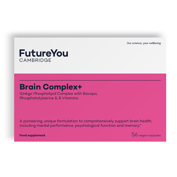 Brain Complex+ | Virtiva® Plus Ginkgo & Bacopa for Memory | FutureYou